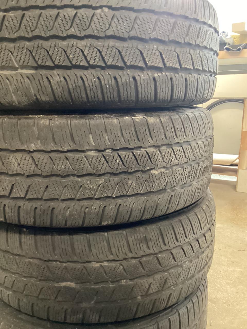 Winterbanden Vito met stalen velg met doppen 225x55x17