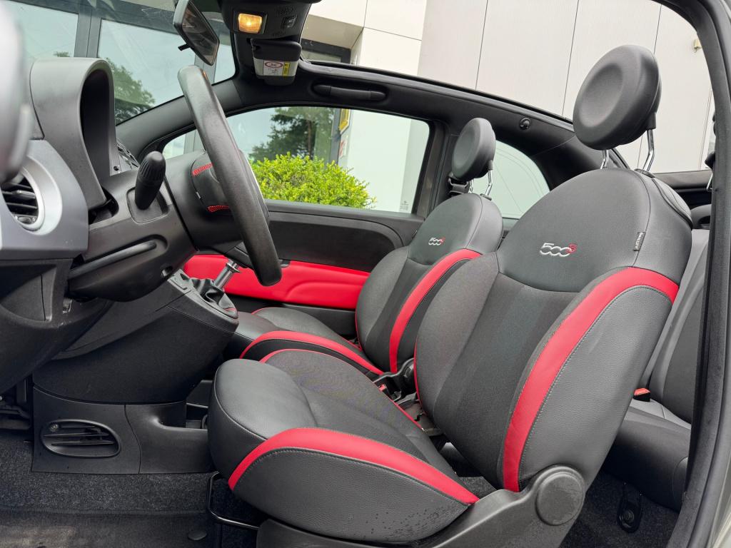 Fiat 500 C 1.2 sport * cabriolet * sport bumpers * airco * pdc *