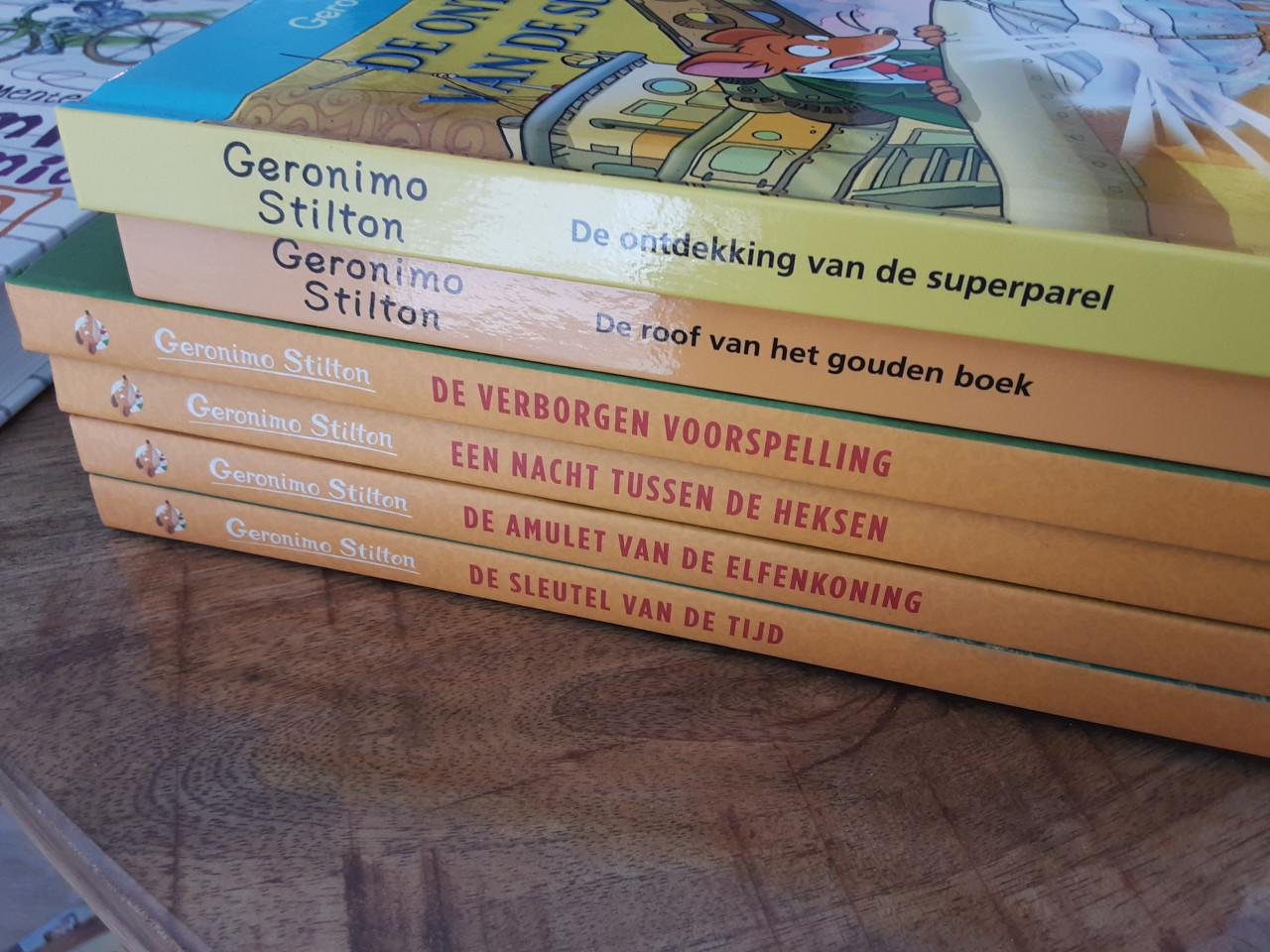 6 boeken van Geronimo Stilton samen voor 16 euro