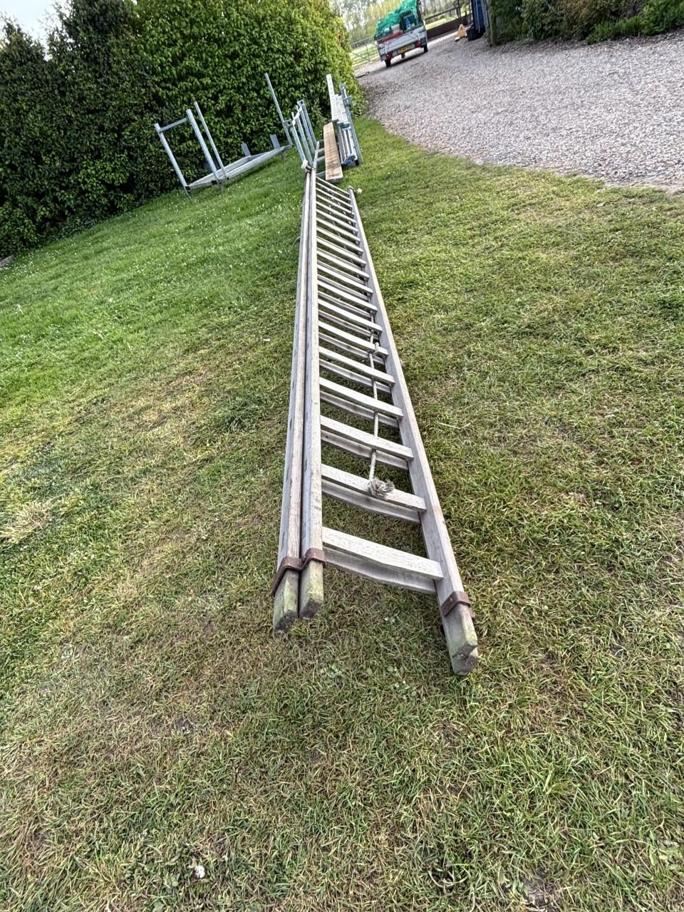 Hardhouten ladder