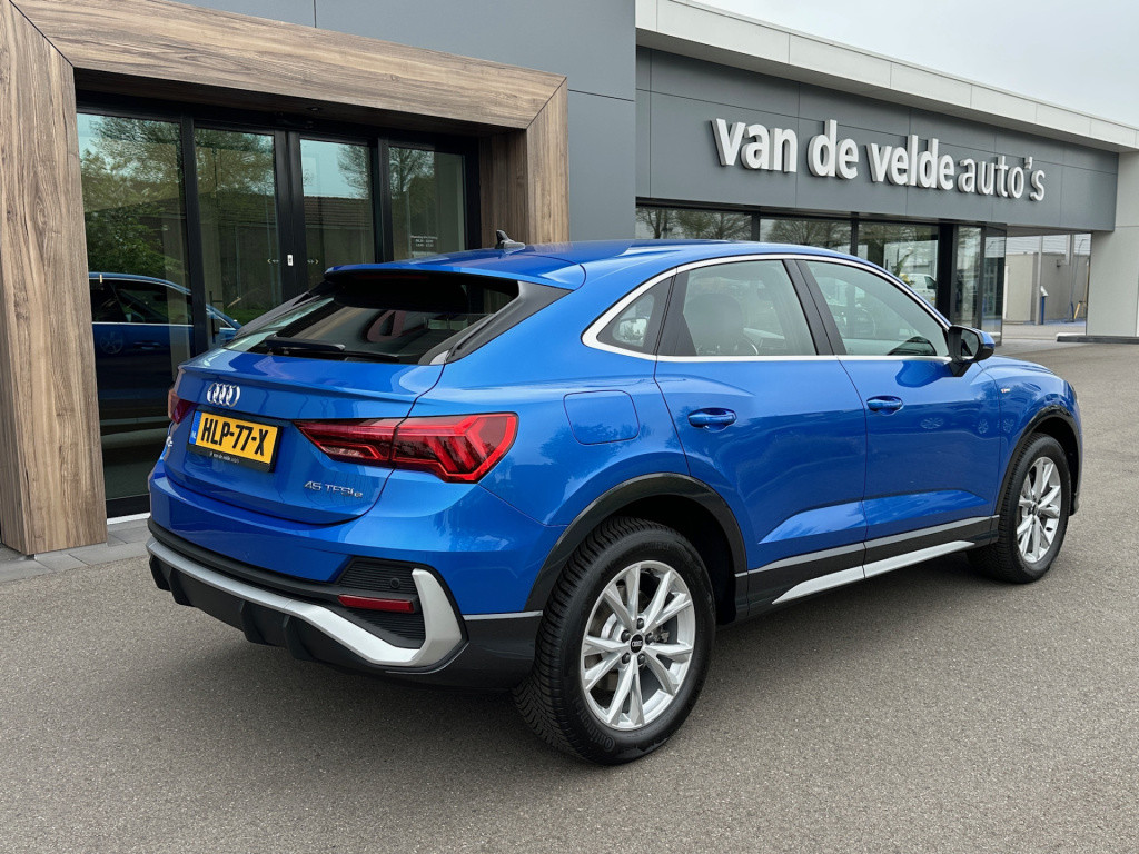 Audi Q3 sportback 45 tfsie s-line | keyless | dode hoek | adapt. cruise | e