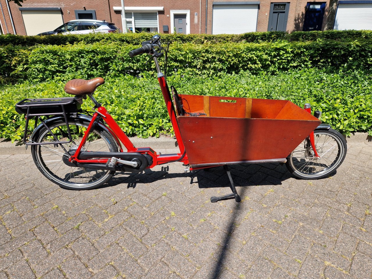 Schitterende Bakfiets met Shimano middenmotor