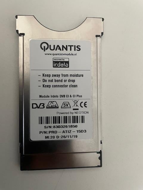 Quantis Interactieve CI+ 1.3 module - 4K compatible