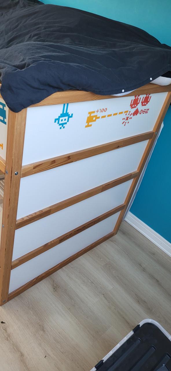 Bed Ikea KURA halfhoogslaper