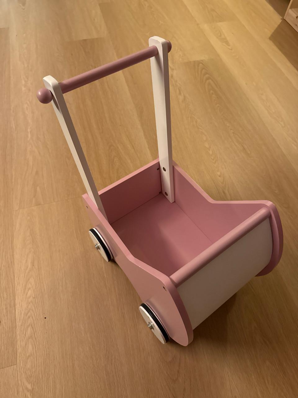 Poppenwagen Roze