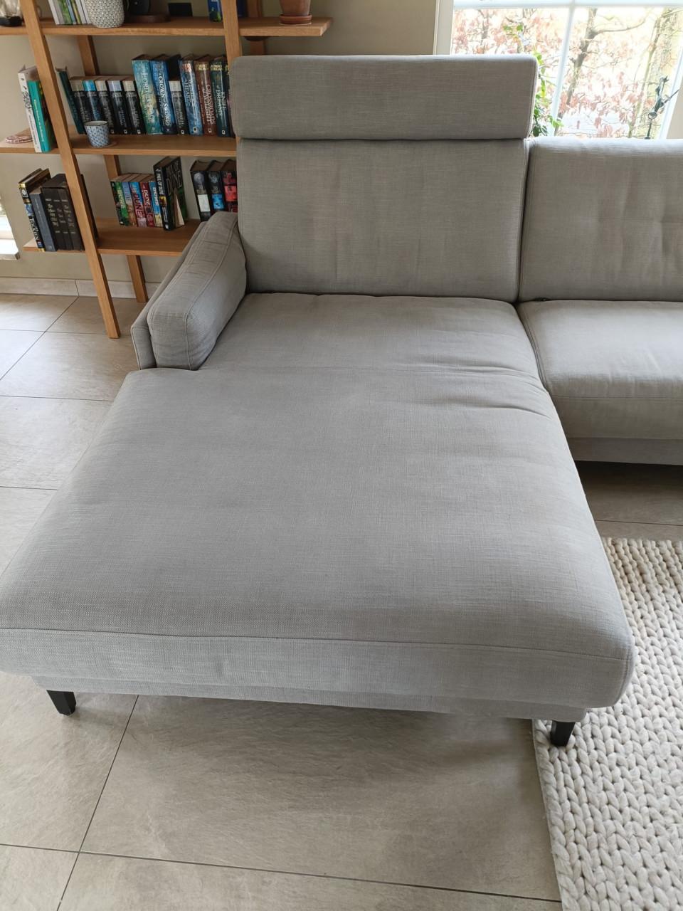 Rolf Benz hoekbank, verstelbaar