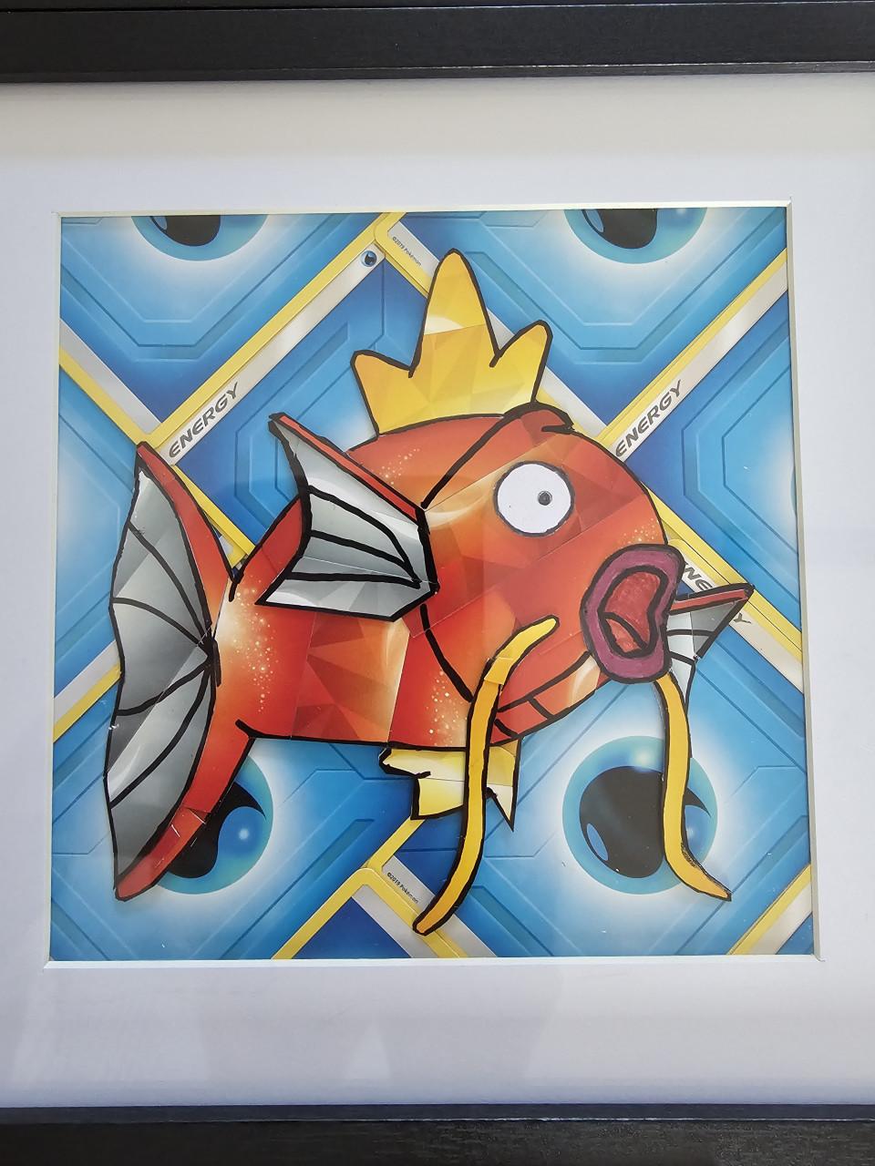 Handgemaakt pokemon figuren van energy kaarten