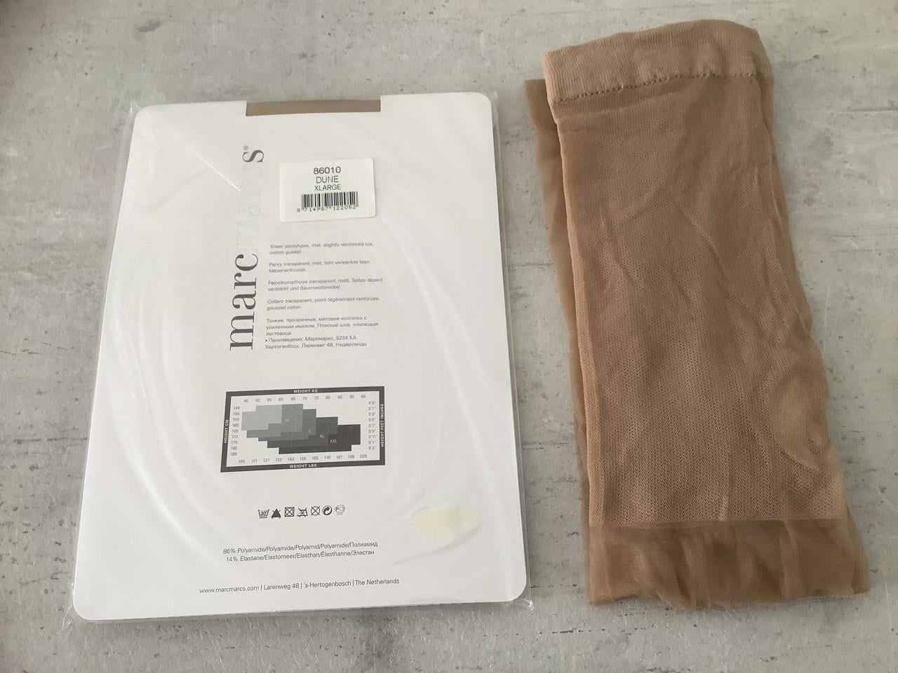 NieuweMarc Marcs Panty Dune XL second skin + 1 extra paar