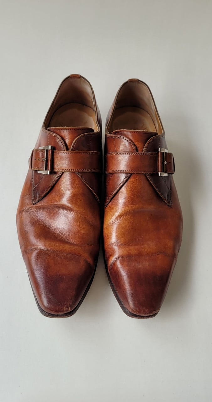 Magnanni bruine gesp schoenen