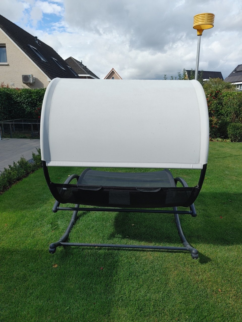 Schommel ligstoel-bed
