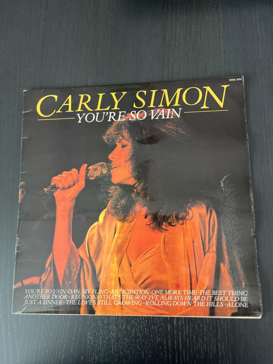 LP Carly Simon, titel 'You're So Vain' (vinyl)
