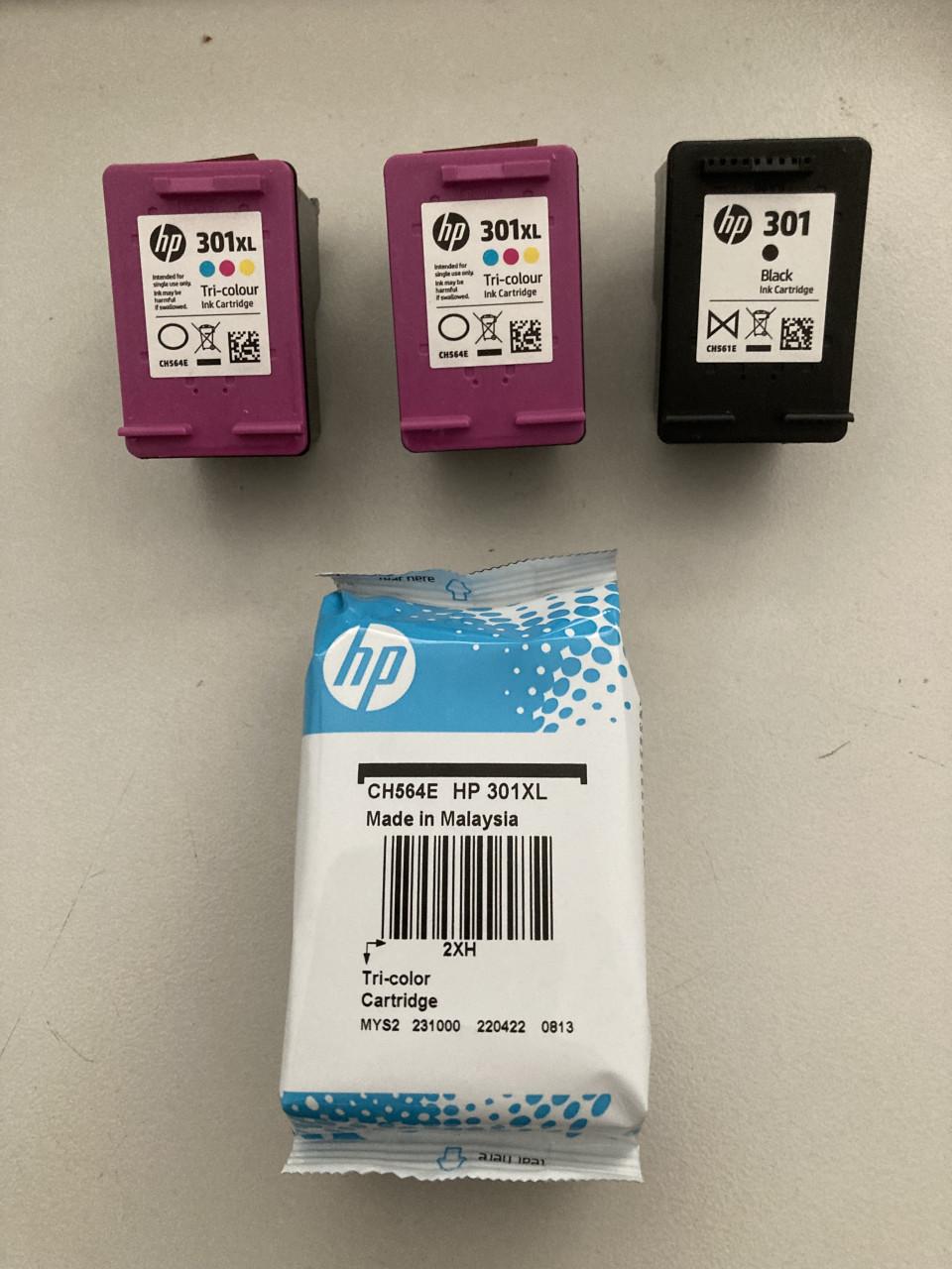 HP 301 XL kleur plus zwart
