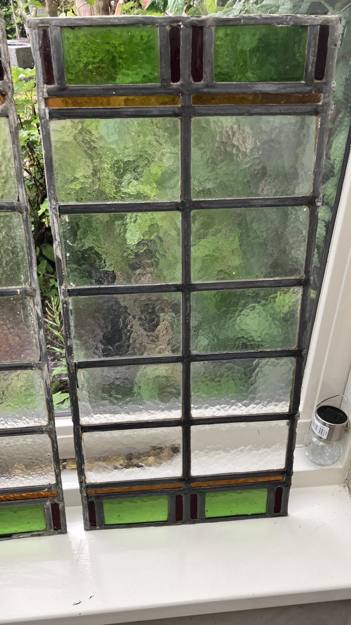 Glas in lood ruiten