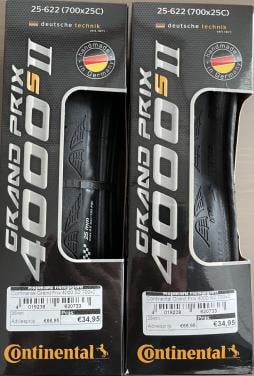 Continental GP4000 SII nieuw banden racefiets