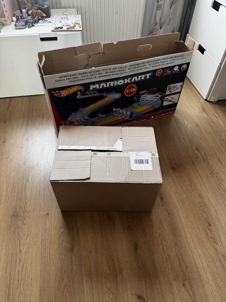 Hot wheels Mario kart regenboogbaan