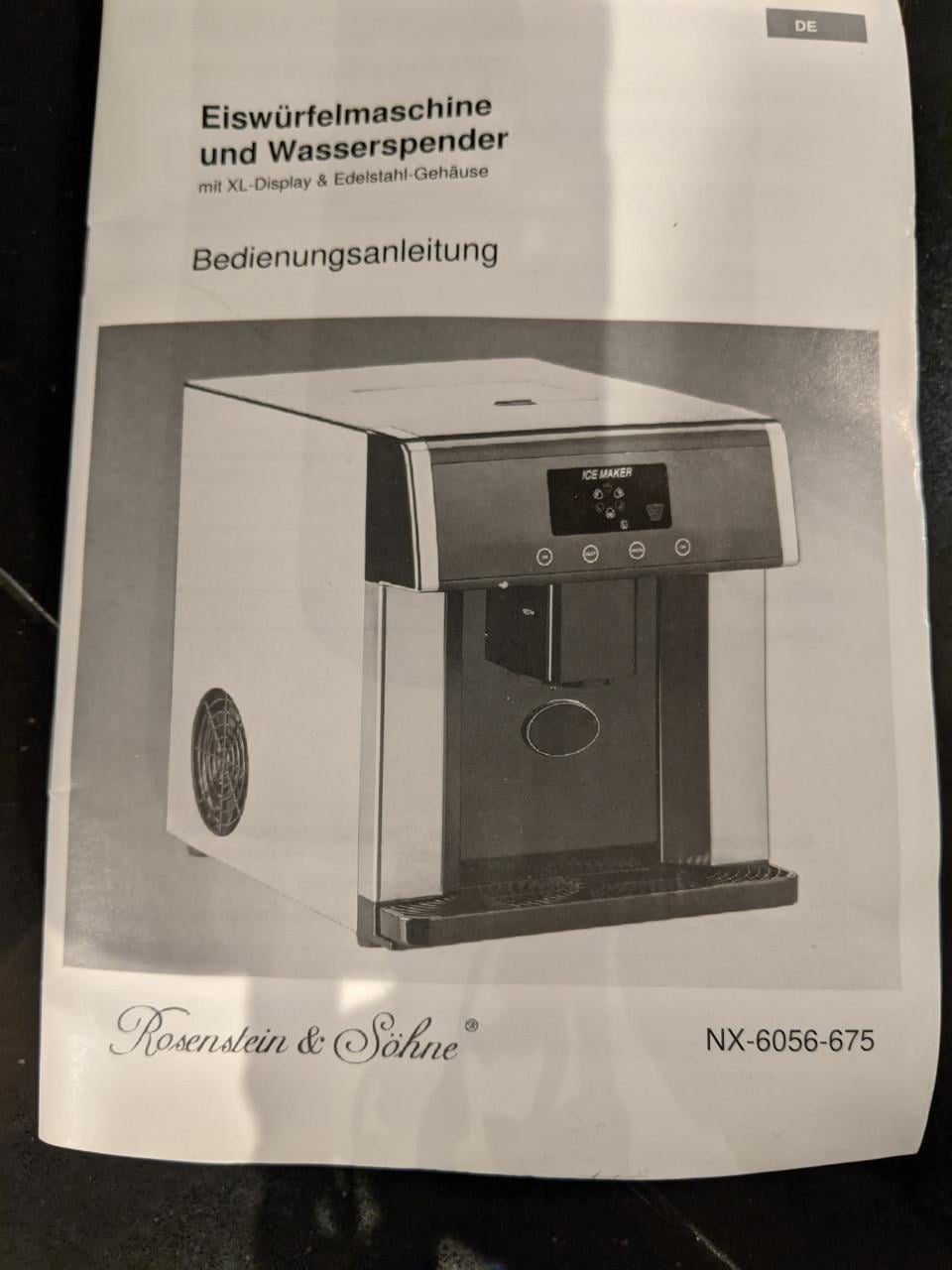 Ijsblokjes machine