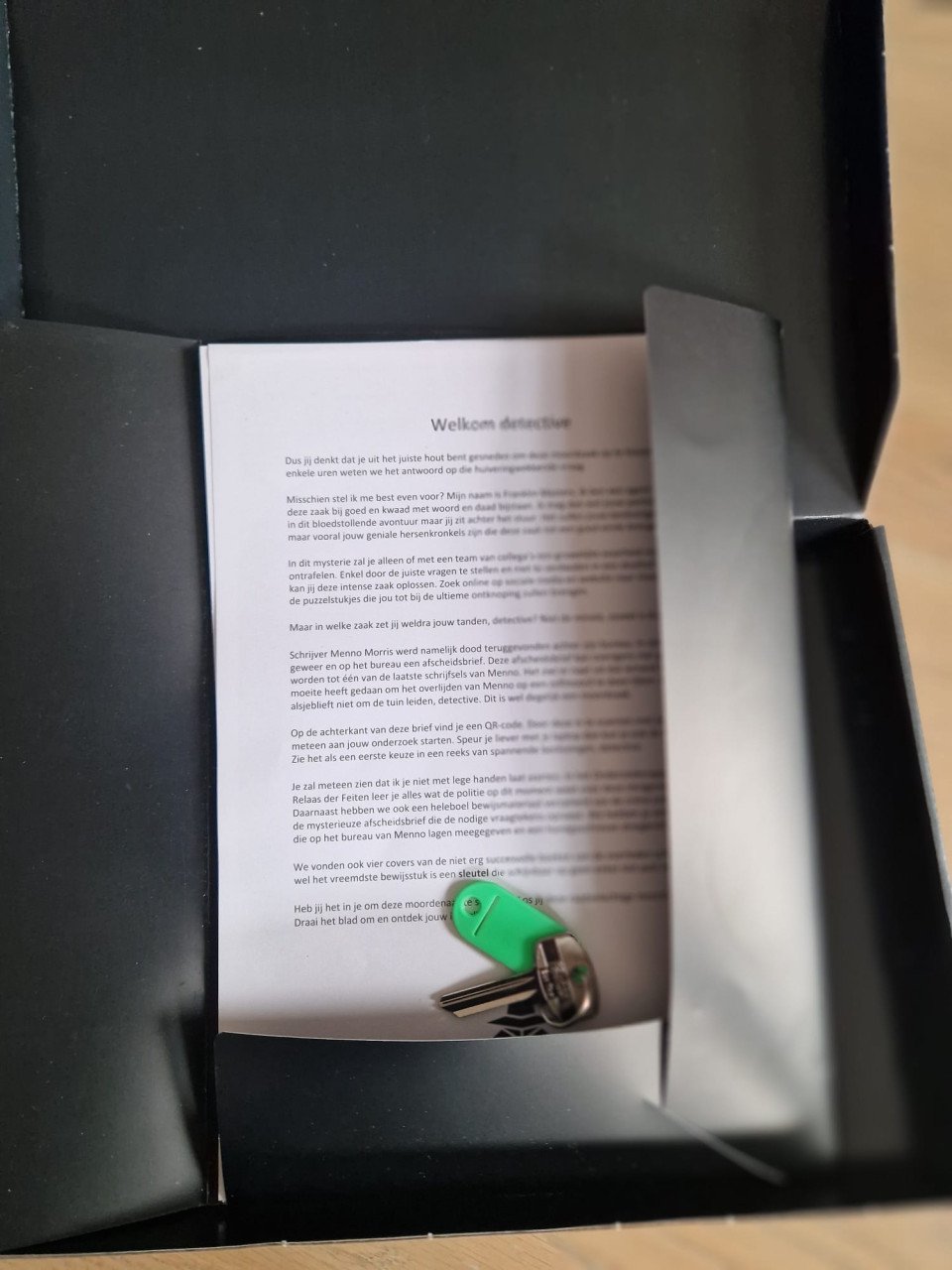 Crimibox dossier inkt