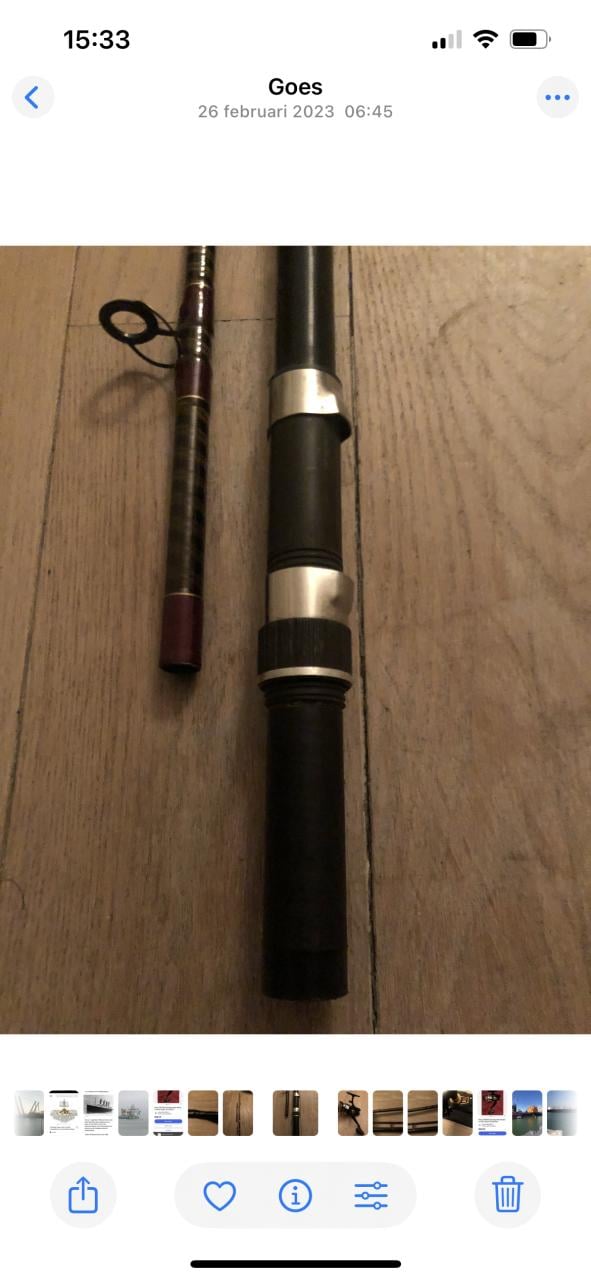 Te koop twee zeehengels merk silstar traverse x tournament 5 meter