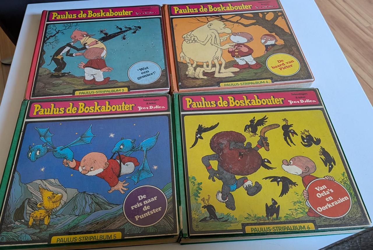 4 Paulus stripalbums nr 3-4-5-6