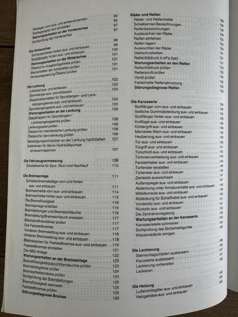 Mercedes W123 reparatiehandboek (200D–300D) – Zo goed als nieuw