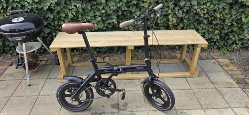 Vouwfiets Pacto 14 Zwart 14 inch single speed folding bike compact