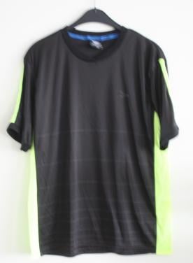 Sportshirt  zwart geel maat l