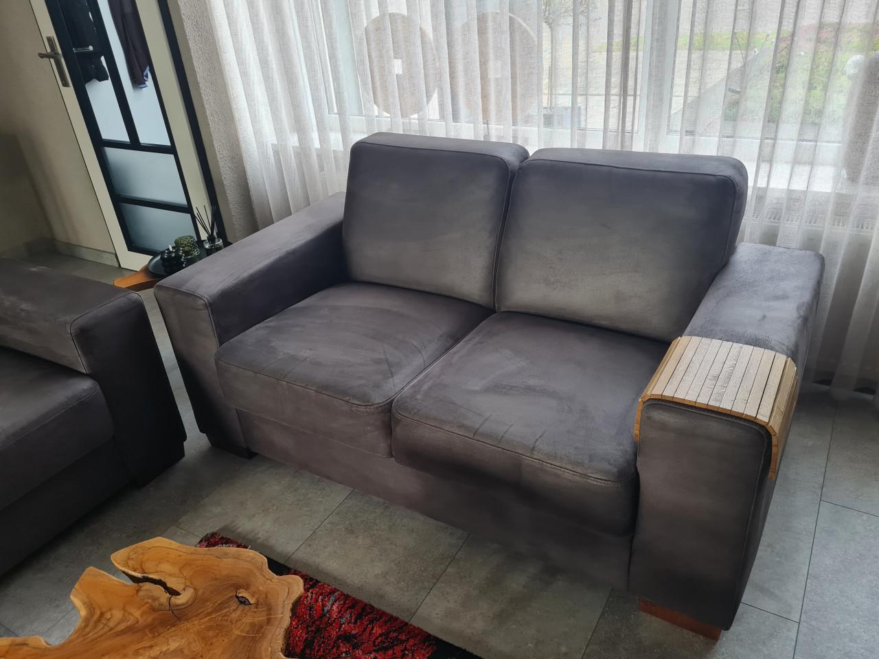 Como Bankstel 2 + 2.5 zits microleder **KOOPJE**