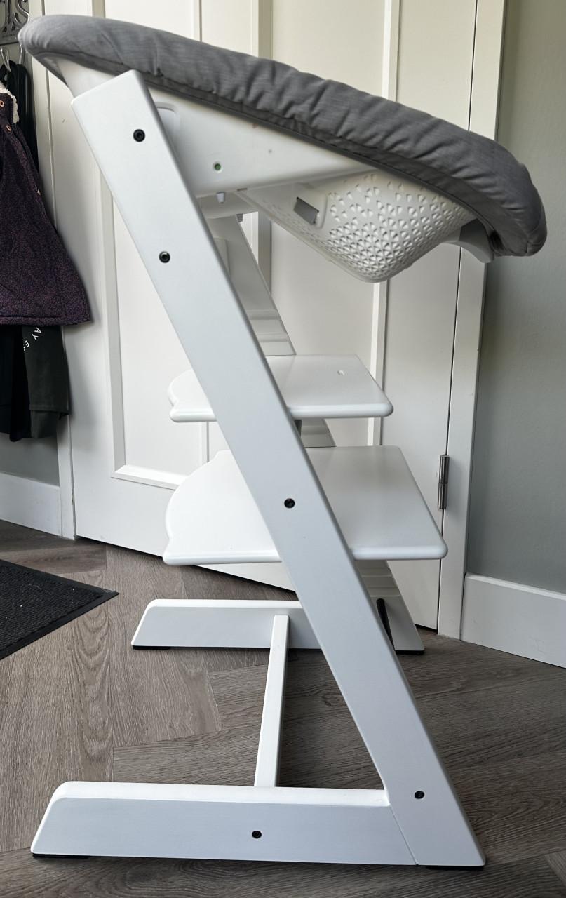 Stokke Tripp Trapp stoel met newbornset en babysit,tray