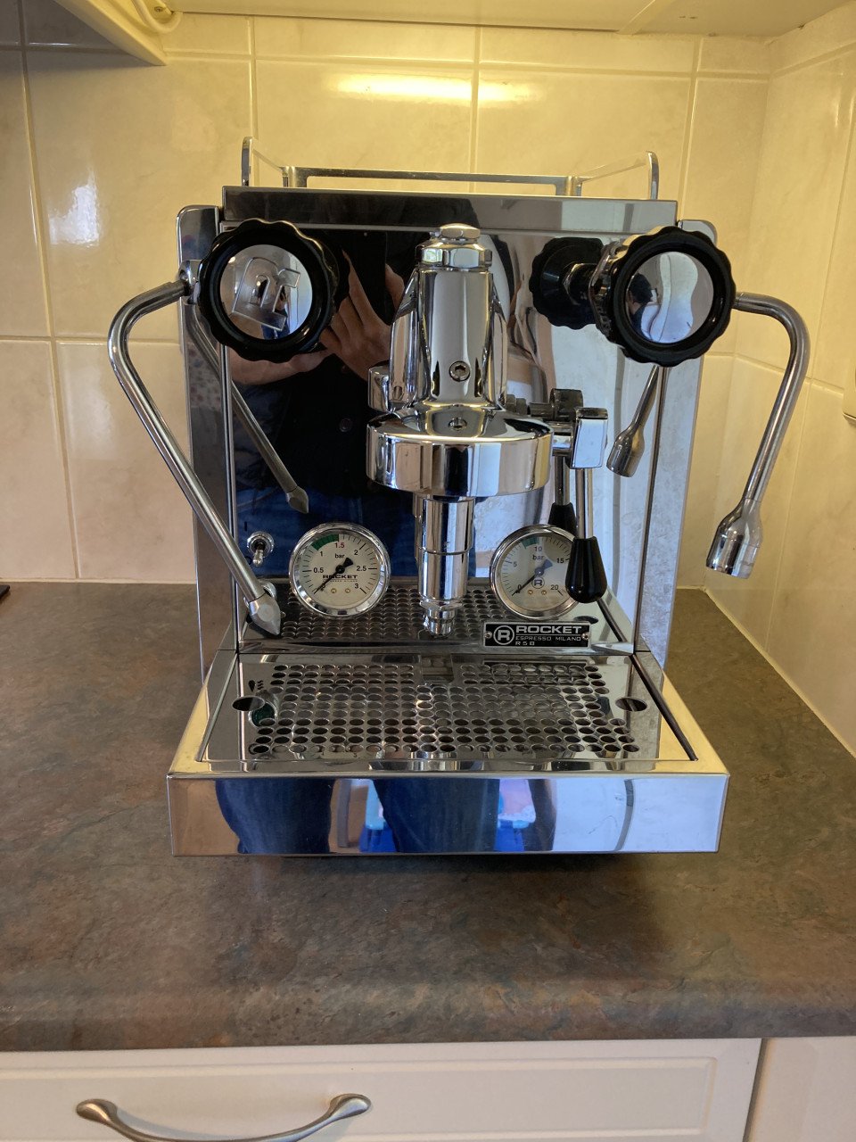 Rocket R58 (V2) espressomachine met dubbele boiler en PID