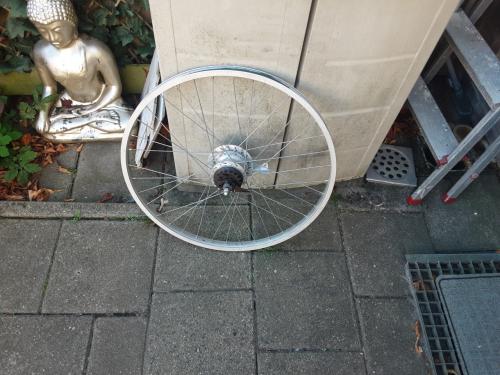 26 x 1,75 inch shimano nexus achterwiel, 7 speed,rollerbrake rem