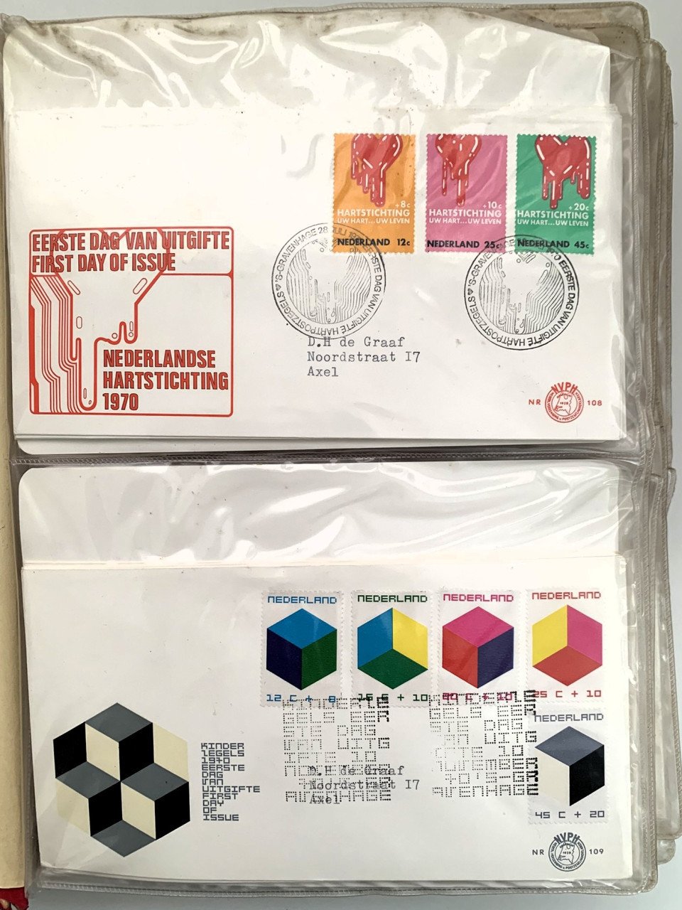 FDC Eerste dag enveloppen 1002 stuks