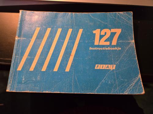 Instructieboekje Fiat 127 derde druk 9/1985