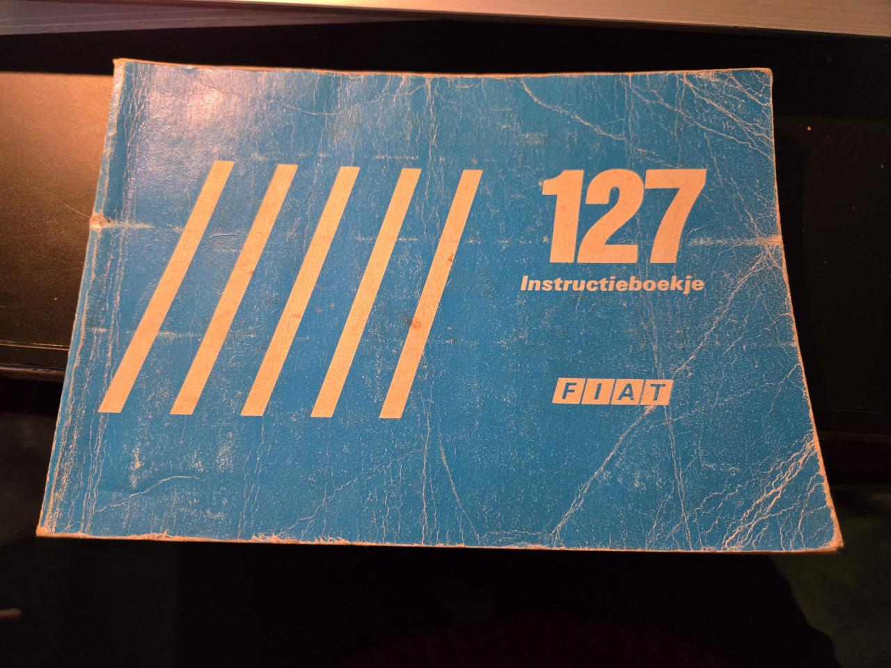 Instructieboekje Fiat 127 derde druk 9/1985