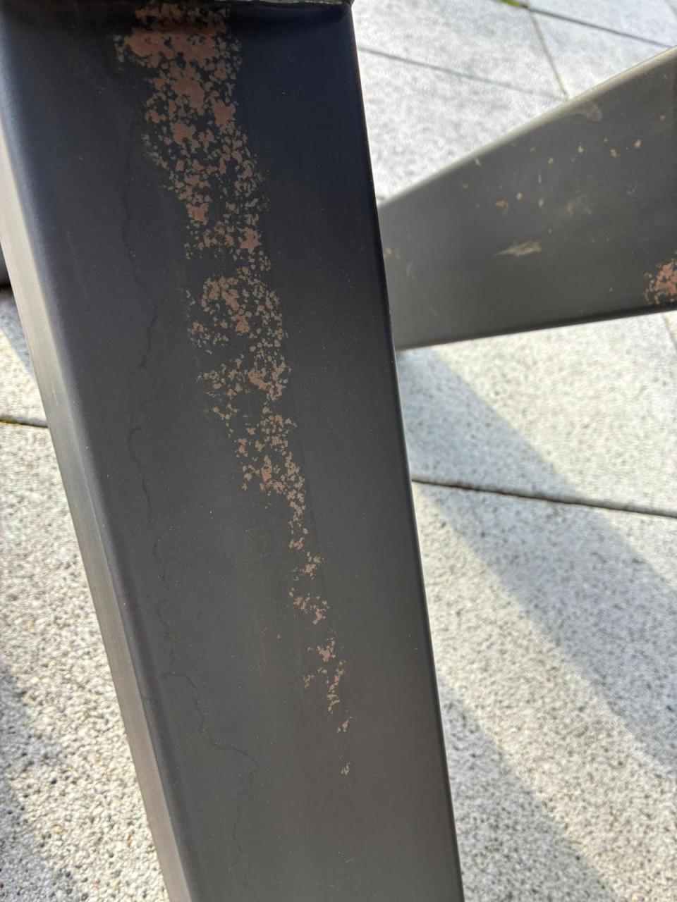 Stalen onderstel tafel - X poot