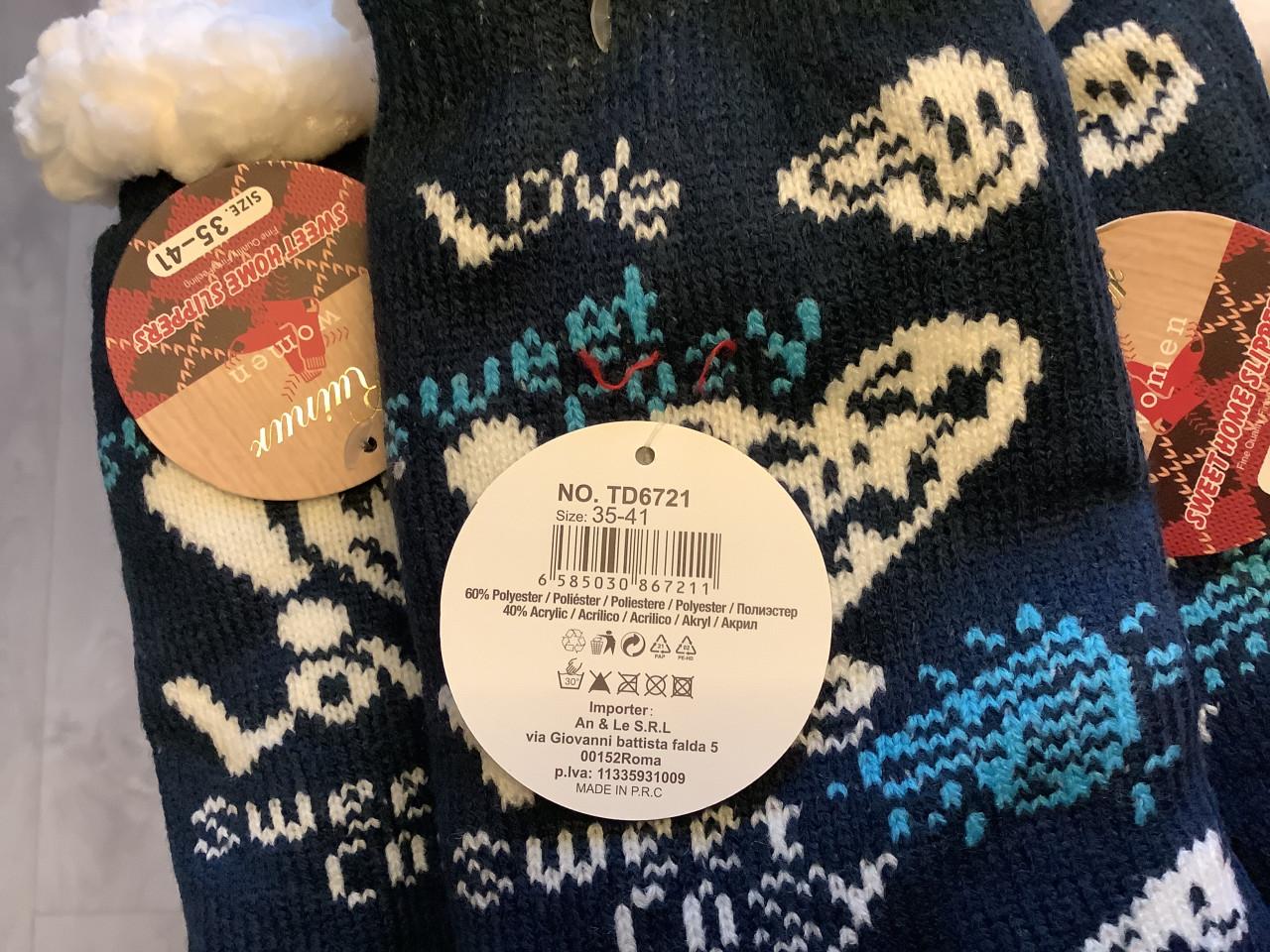 Partij super leuke fluffy huissokken. (Partij 212)