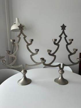 Kerstboomkandelaar 2 stuks