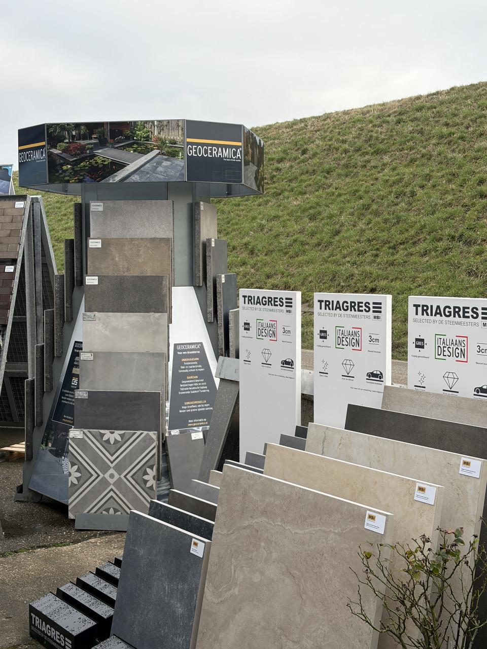 Oprit en terras klaar voor uw keuze!