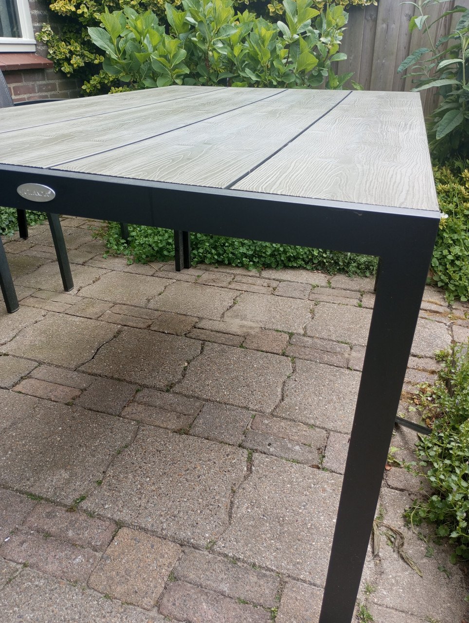 Tuintafel, grijs, 150X90