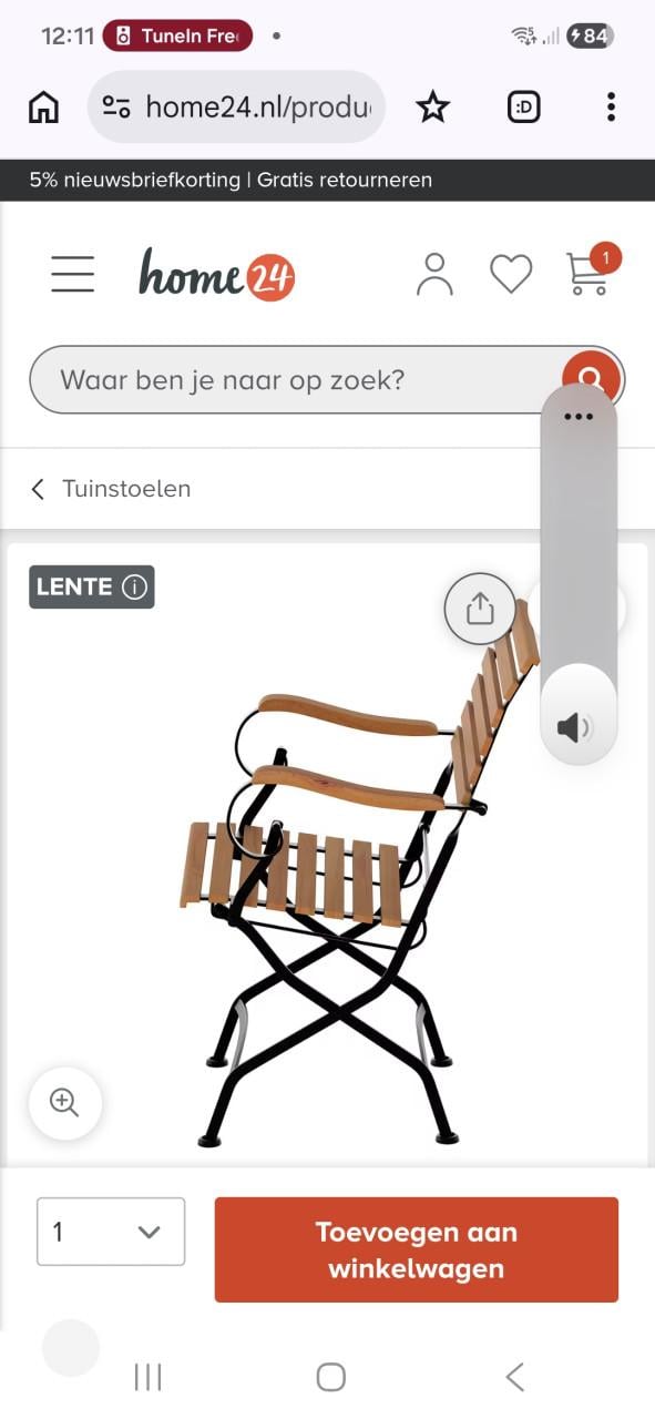 Set tuinstoelen z.g.a.n.