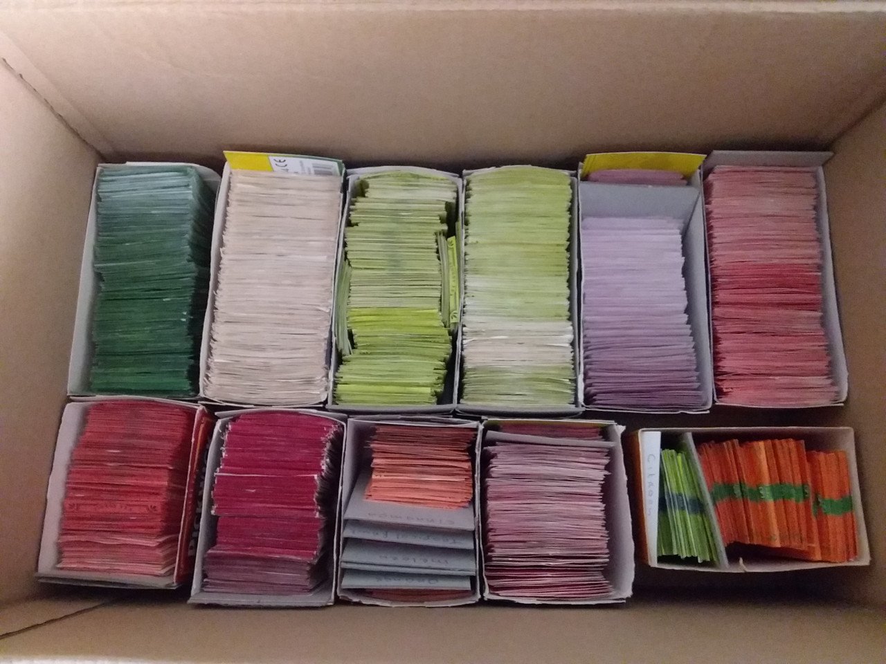Theezakjes met voorbeeld boekjes