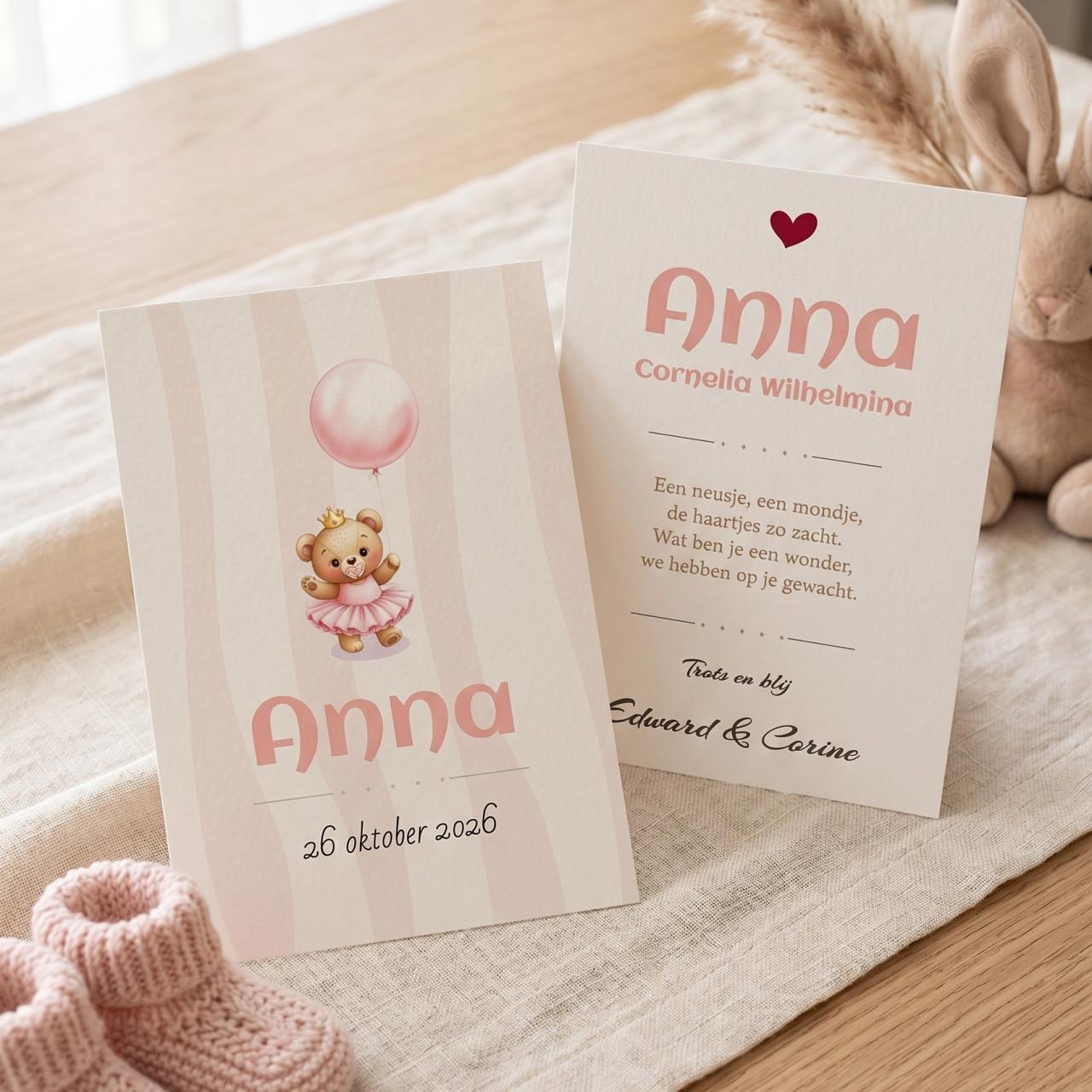 Geboortekaartje ontwerpen en versturen