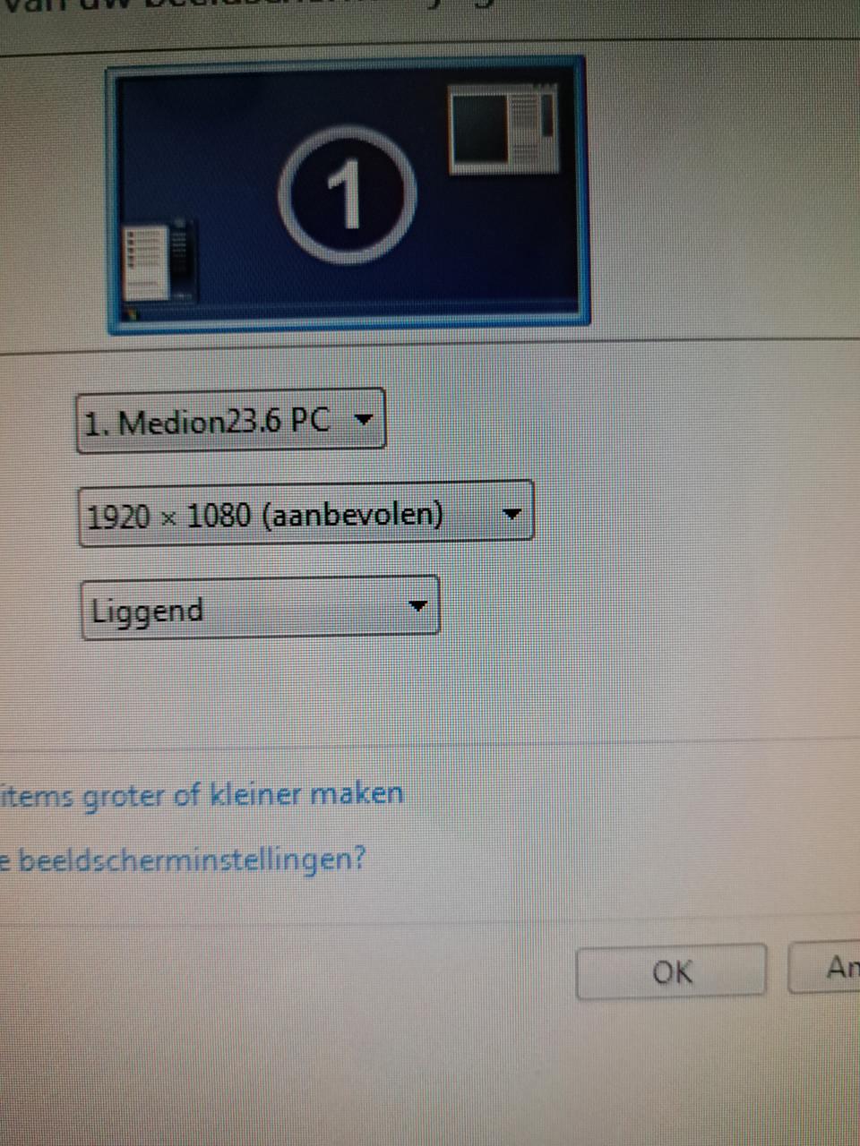 Medion touchscreen all in one.