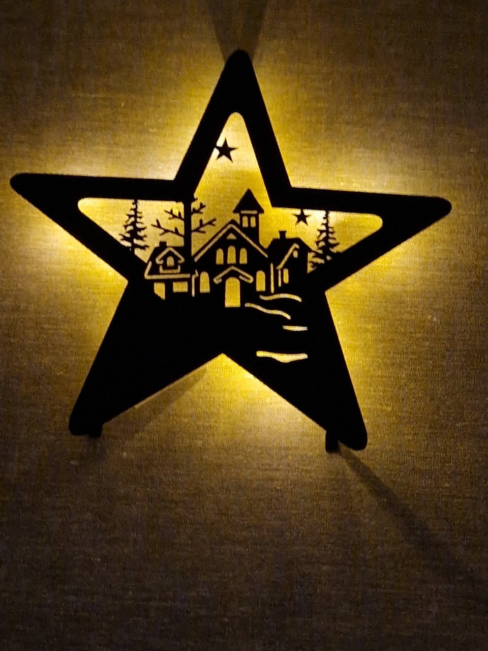Tuinspies Ster LED 5 stuks met timer 36cm hoog