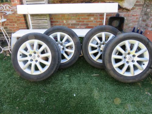 4 aluminium velgen Opel Astra H