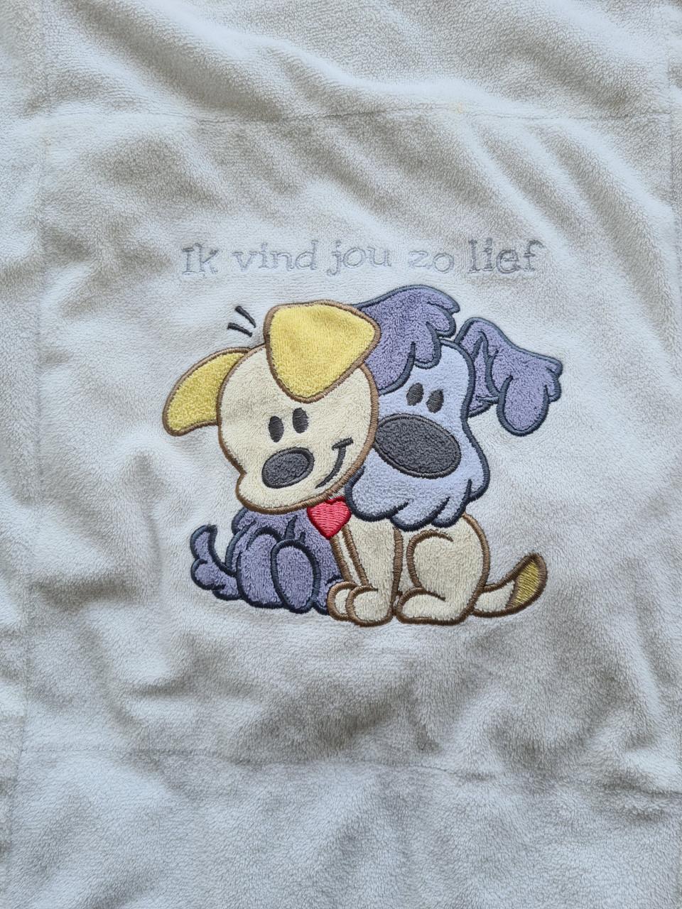 Woezel en Pip boxkleed 96 X 80 cm