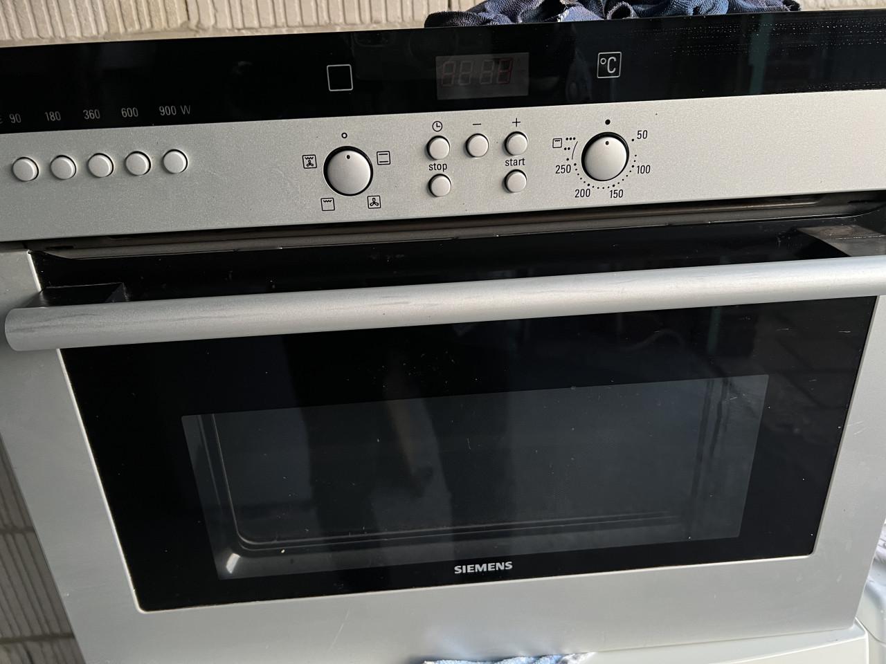 Siemens HB84K750N inbouw combi oven magnetron 60x45 cm. BH.