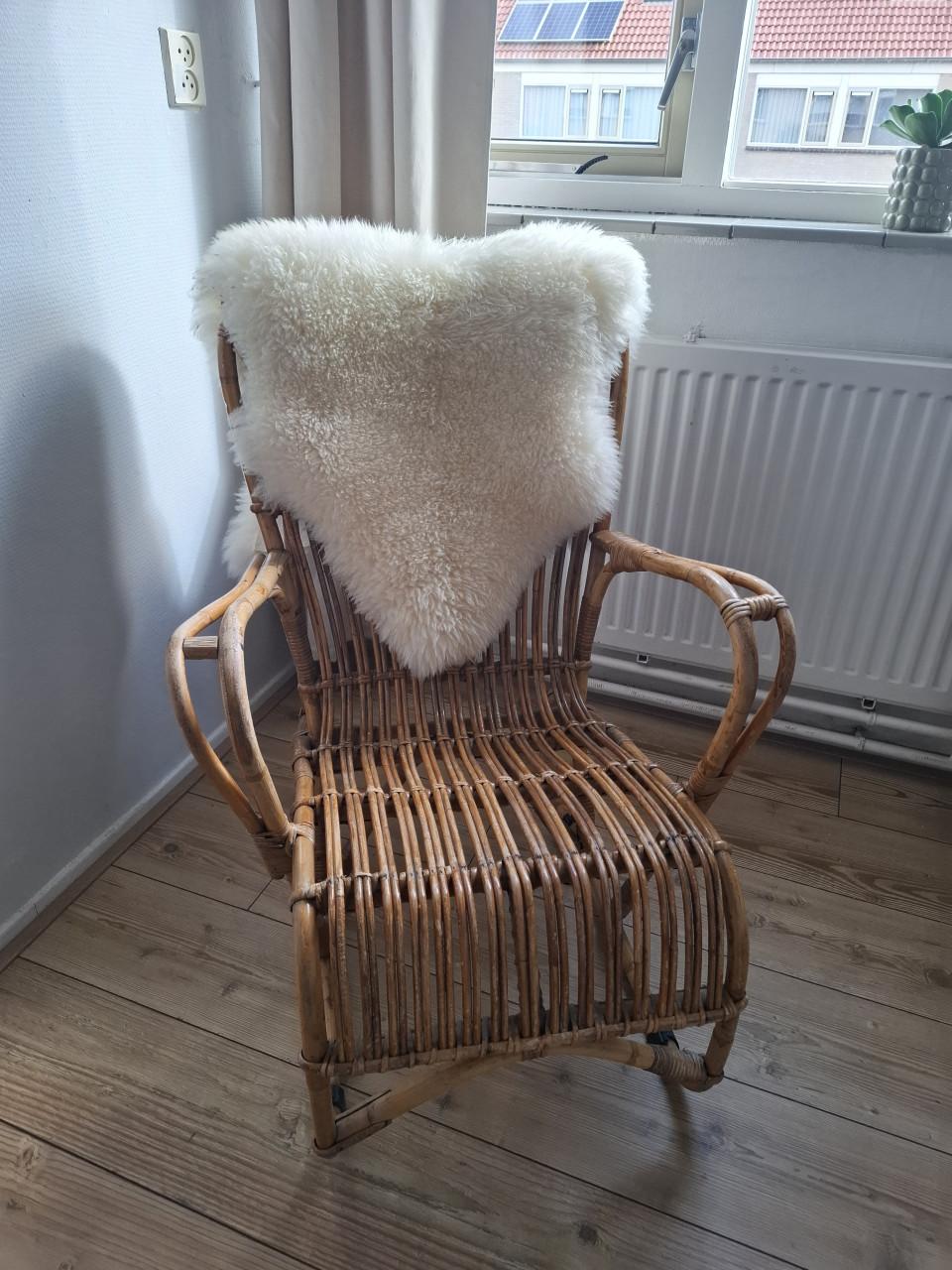 Vintage rotan stoel
