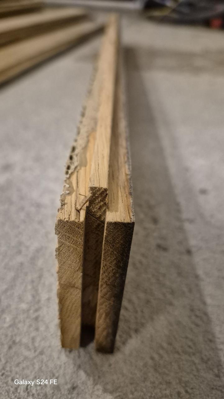 Massief rustiek eiken vloer