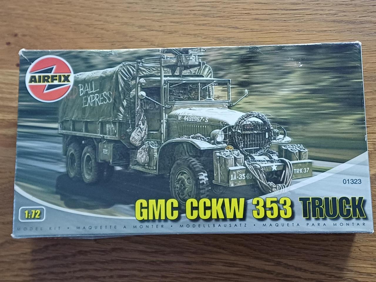 GMC CCKW 353 TRUCK Model kit.