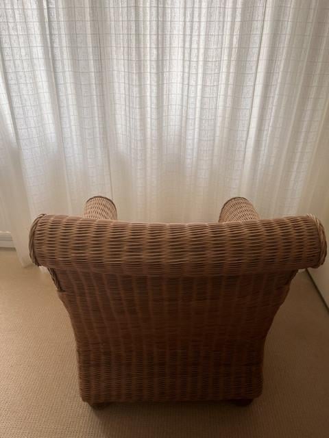 Rieten / rotan fauteuil